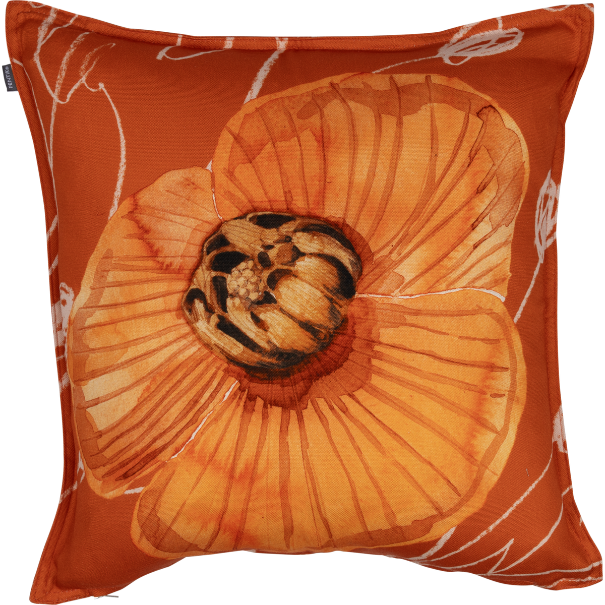 Pentik Haave Tyynynpäällinen oranssi 45x45cm