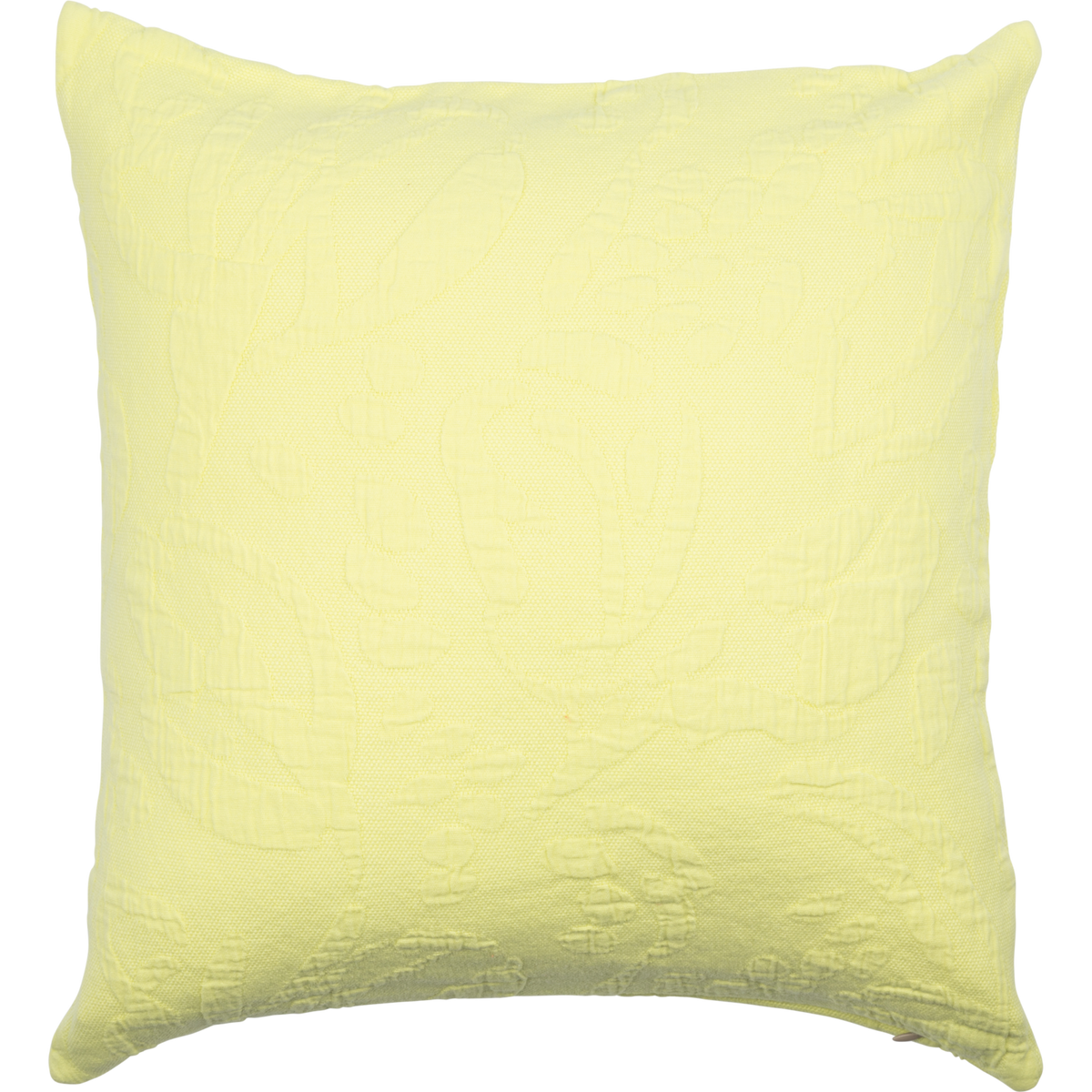 Minttu Tyynynpäällinen jacquardpuuvilla Keltainen 45x45 cm