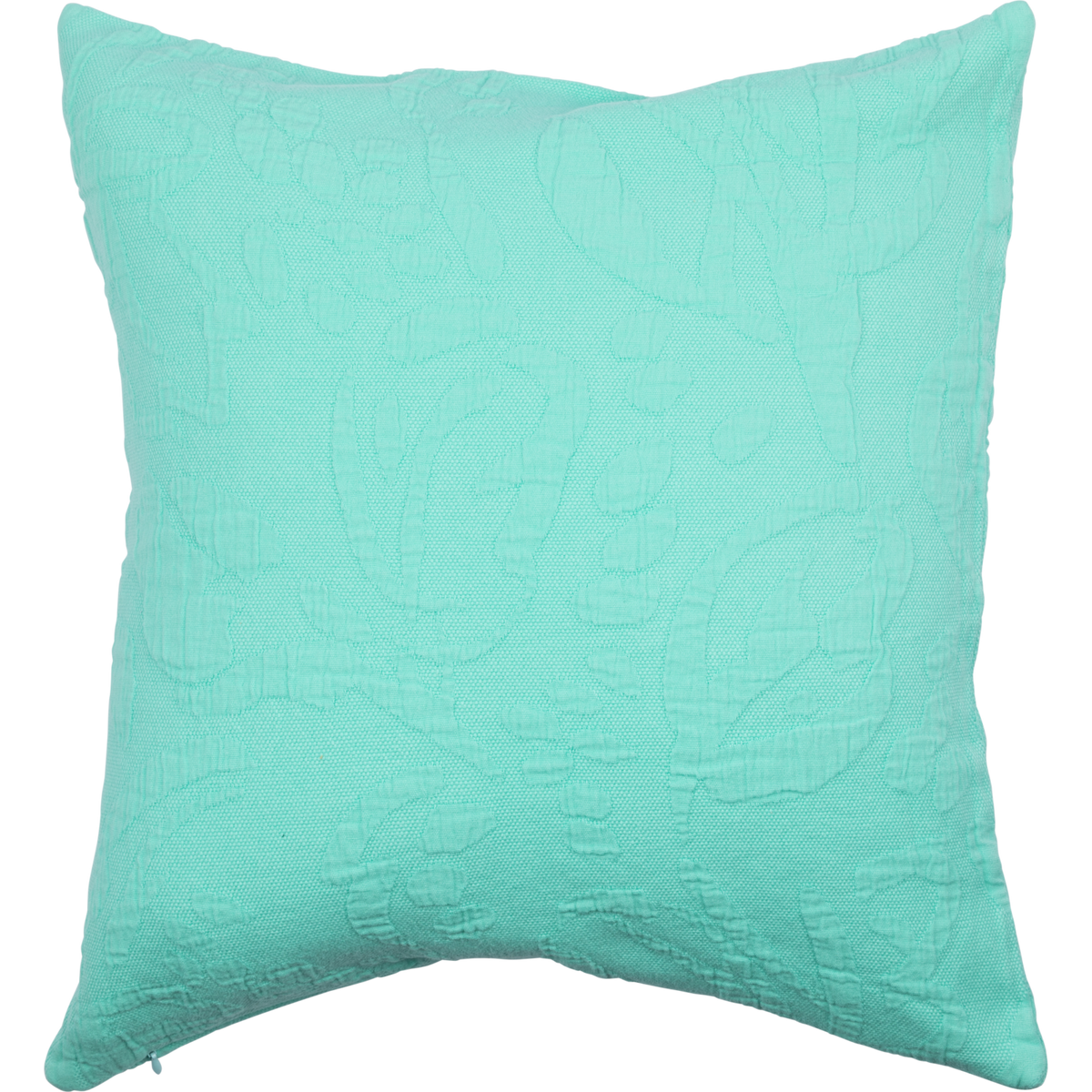 Minttu Tyynynpäällinen jacquardpuuvilla Vihreä 45x45 cm