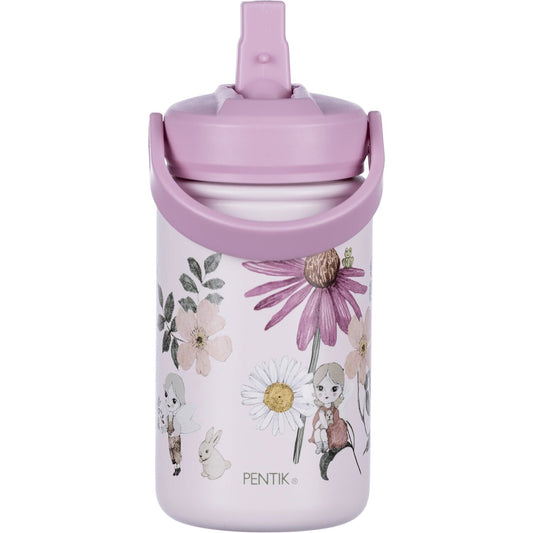 Kukkakeiju Juomapullo Vaaleanpunainen 350 ml