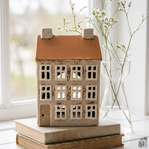Talolyhty beige 16 x 11,5 x 9 cm