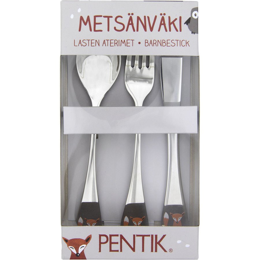 Metsänväki Aterimet 3 kpl 19x10x3 cm