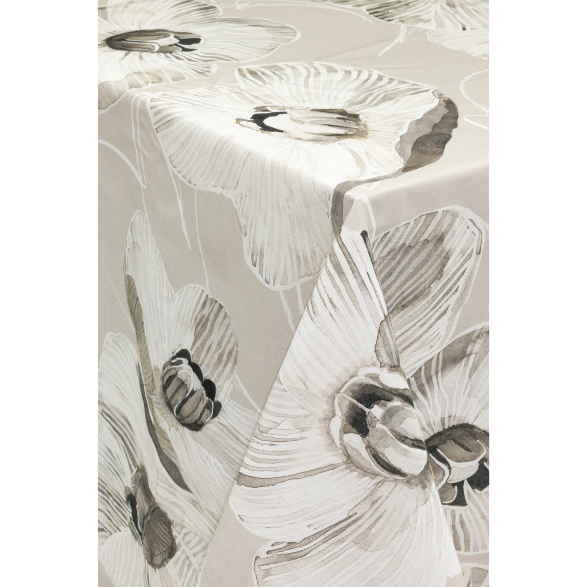 Haave Pöytäliina Puuvilla-Pellava valkoinen 145x250 cm