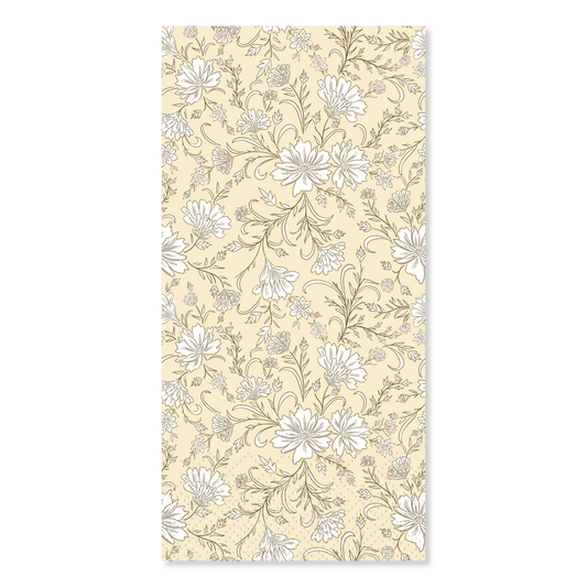 Lautasliina kukilla Chic Antique 20x10cm hunaja