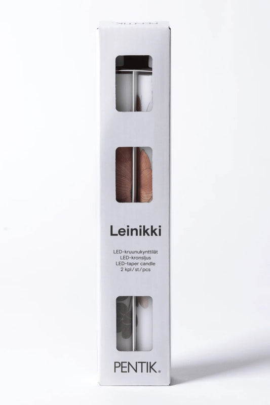 Leinikki Led-Kruunukynttilä 2 kpl/pkt Multi 25 cm