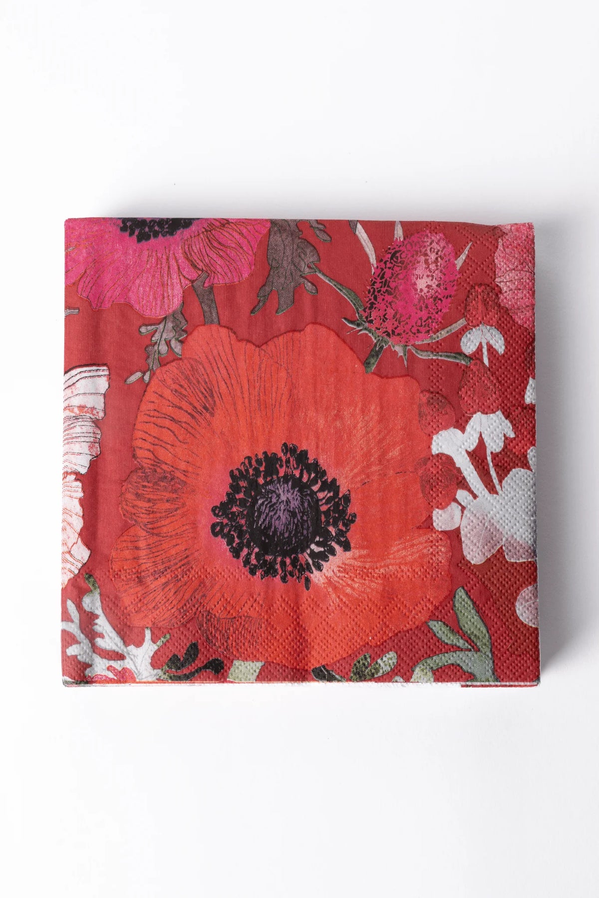 Pentik Leinikki Servietti Punainen 25x25 cm 20 kpl