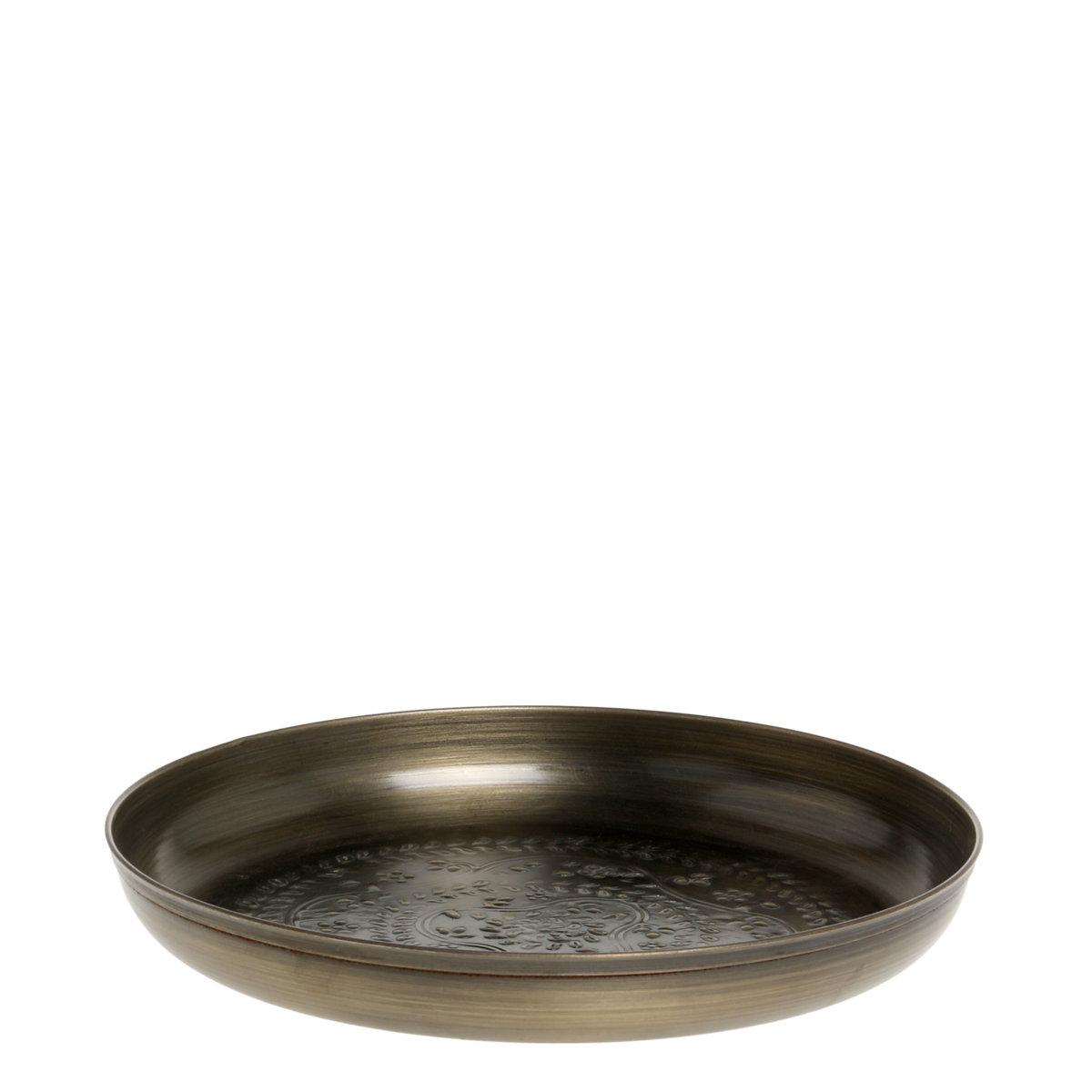 Metallitarjotin Chic Antique antiikkimessinki 21cm