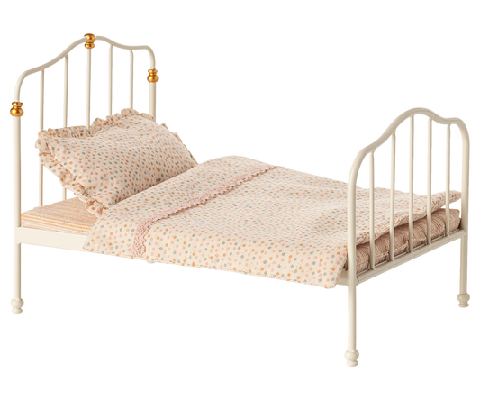 Maileg Vintage parisänky - metallia hiirille valkoinen