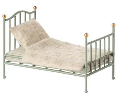 Maileg Vintage sänky hiirille minttu