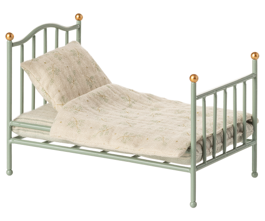 Maileg Vintage sänky hiirille minttu