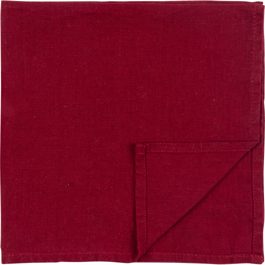 Pentik Soolo Pellavaservietti Punainen 44x44 cm