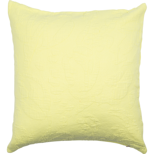 Minttu Tyynynpäällinen jacquardpuuvilla Keltainen 45x45 cm