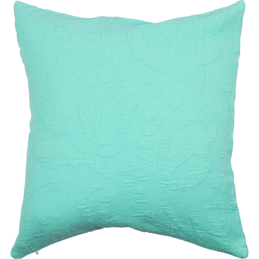 Minttu Tyynynpäällinen jacquardpuuvilla Vihreä 45x45 cm