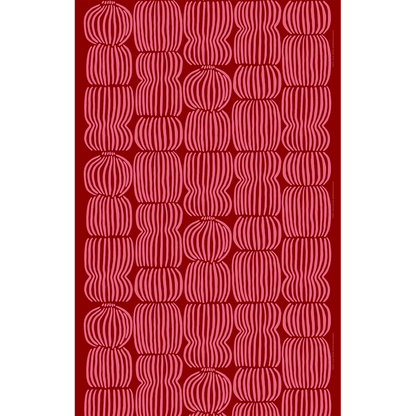 Vilja Puuvillakangas Punainen Leveys 150 cm