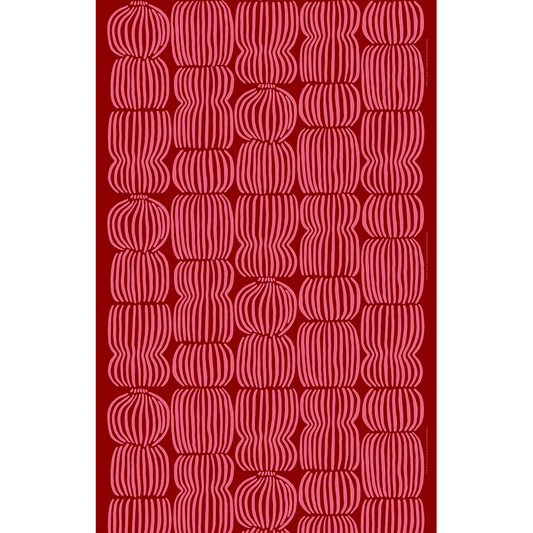 Vilja Puuvillakangas Punainen Leveys 150 cm
