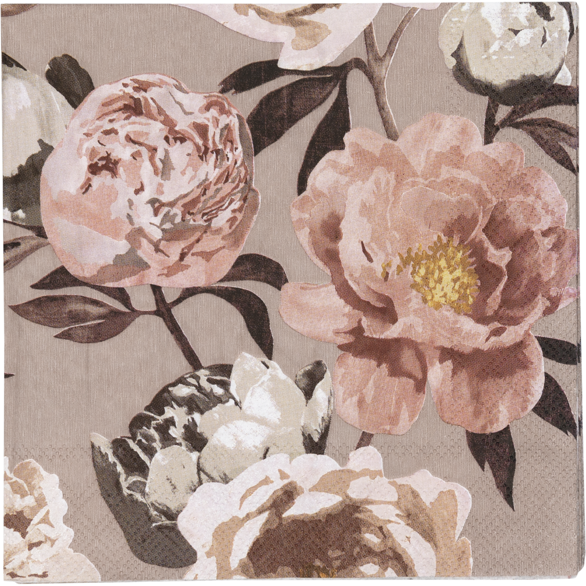 Pioni Servietti vaaleanpunainen 25x25 cm 20 kpl