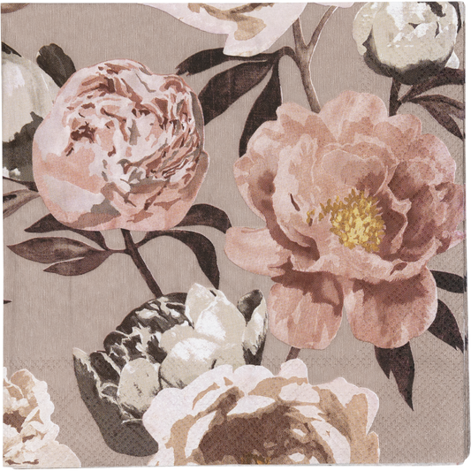 Pioni Servietti vaaleanpunainen 25x25 cm 20 kpl