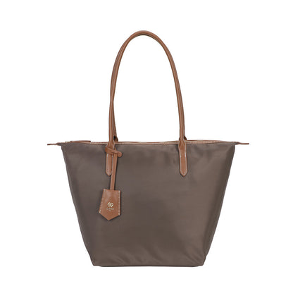 Ulrika Sweden Kangaslaukku tummanruskea