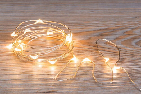 Paristovaloketju 20 led lämmin valkoinen