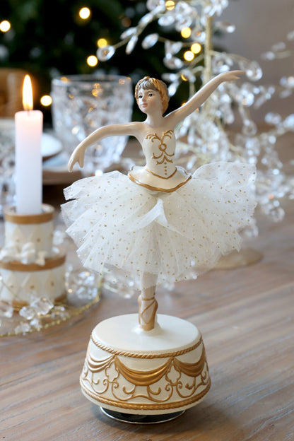 Noël musiikki Box -ballerinat tyllihameella Chic Antique