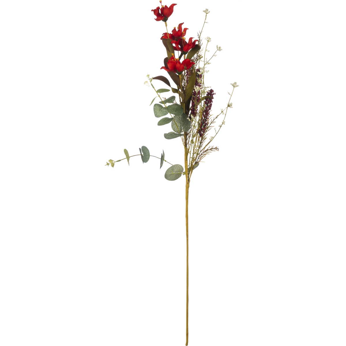 Flame Koristekukka tummanpunainen 73cm