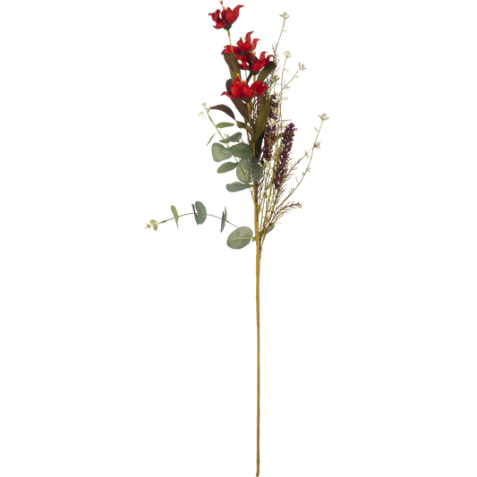 Flame Koristekukka tummanpunainen 73cm