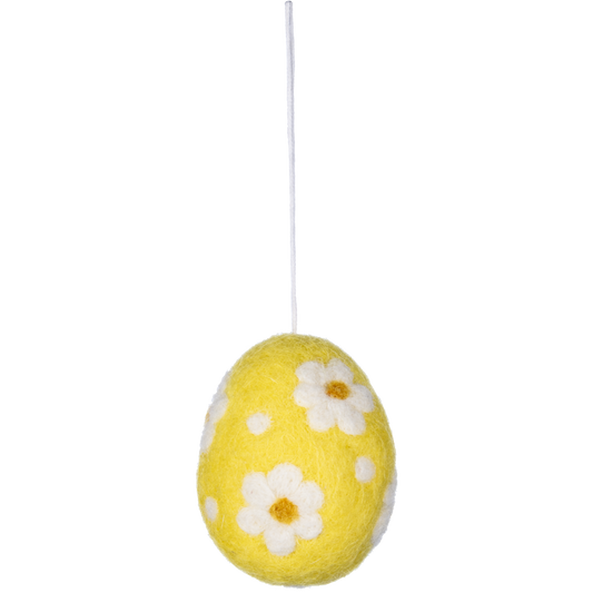 Kukkamuna Huopakoriste Keltainen 7 cm