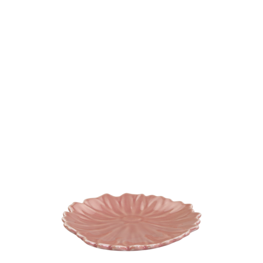 Pieni lautanen Lumpeenlehti 2 x 10 cm roosa