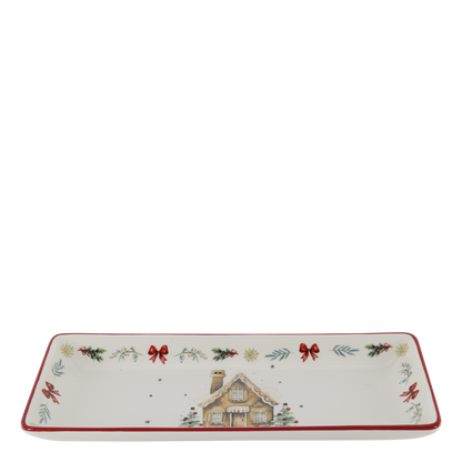 Tarjoilulautanen Chalet de Noël - Chic Antique