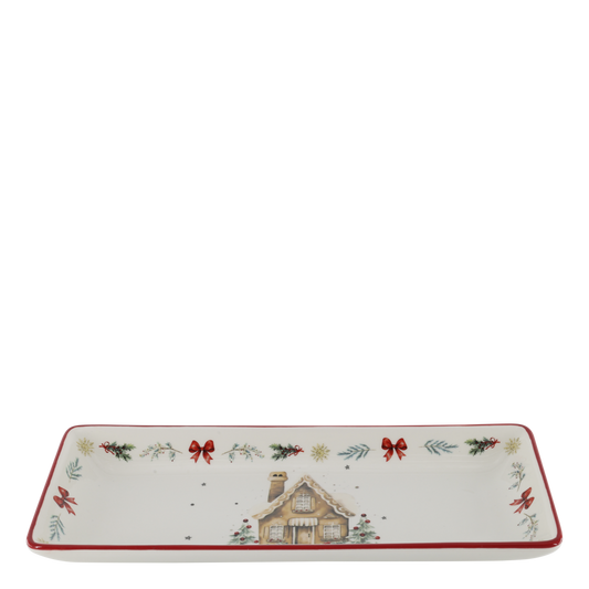 Tarjoilulautanen Chalet de Noël - Chic Antique