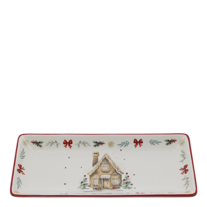 Tarjoilulautanen Chalet de Noël - Chic Antique