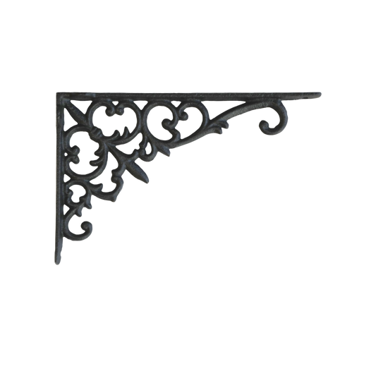 Chic Antique Hyllynkannatin musta 15,5x23,5x3,5cm