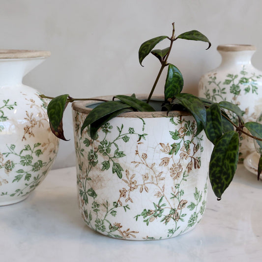 Grasse-ruukku oksa-aiheella Chic Antique