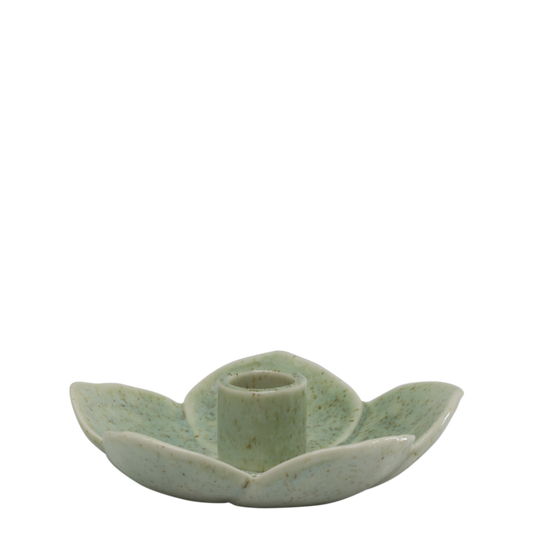 Massy-kynttilänjalka H3.5/D13 cm verte Chic Antique