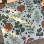 Brodeerattu Tyynynpäällinen Aromata natalis Miljögården