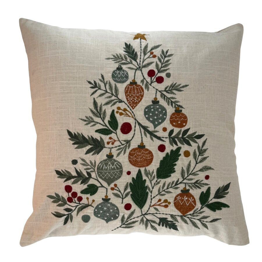 Miljögården Brodeerattu tyynynpäällinen Arbor natails 45x45cm