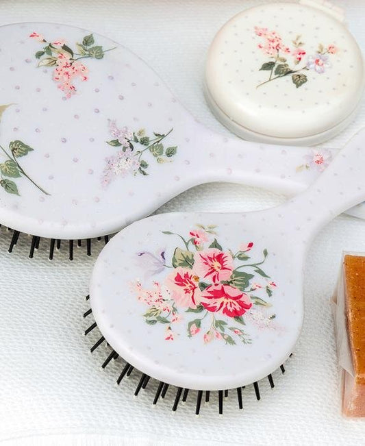 GreenGate Hiusharja setti Asta white 2 harjaa