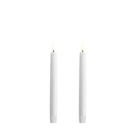 Uyuni Led Kruunukynttilä valkoinen 2,3x20 cm 2kpl pkt