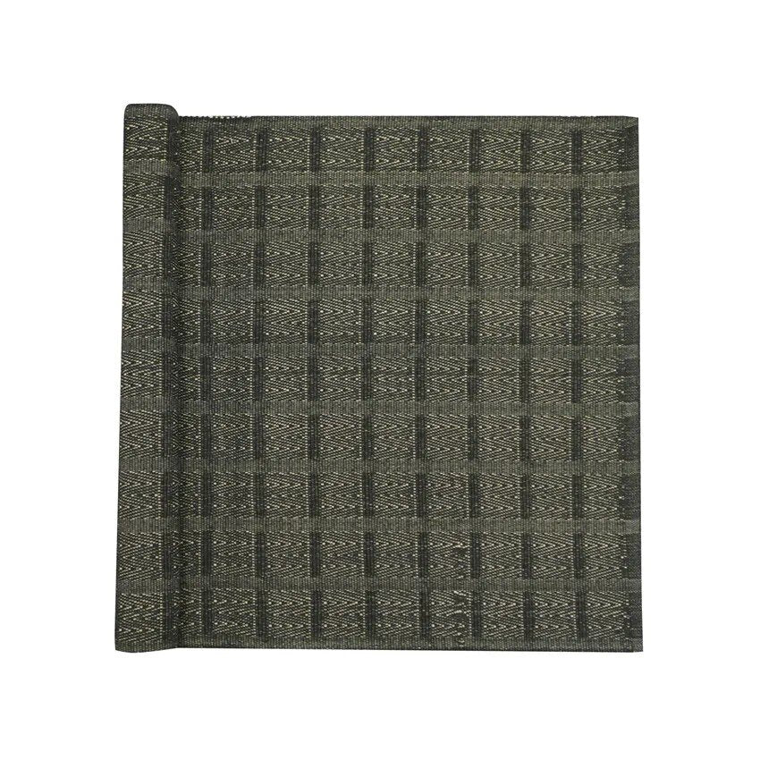 Kaitaliina Viggo 45×140 cm musta-pellava