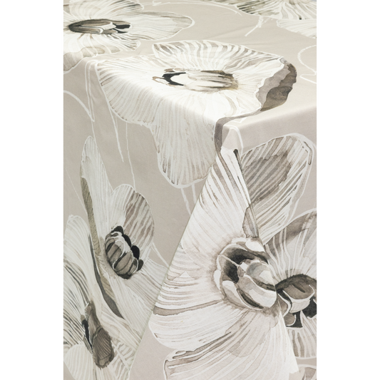 Haave Pöytäliina Puuvilla-Pellava valkoinen 145x250 cm
