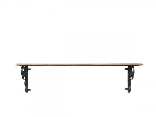 Chic Antique puuhylly metalliset hyllynkannattimet 100cm