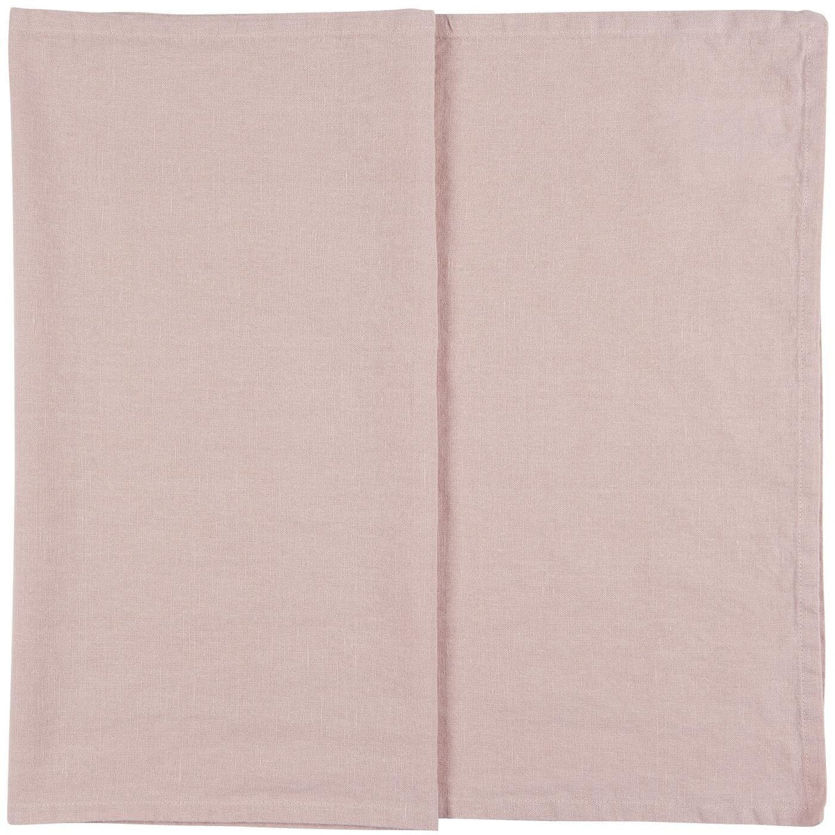 Ib Laursen Kaitaliina puuvilla/pellava väri vaaleanpunainen 50x150cm