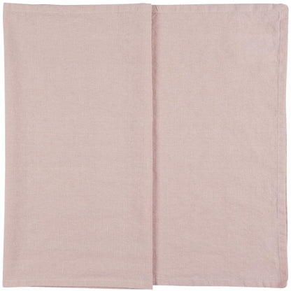 Ib Laursen Kaitaliina puuvilla/pellava väri vaaleanpunainen 50x150cm