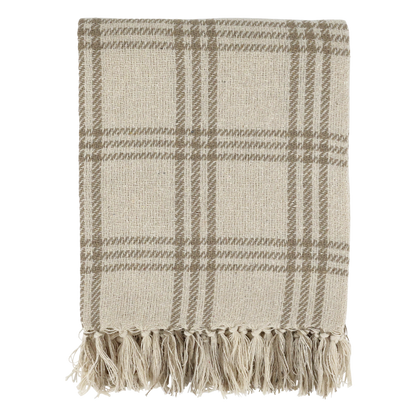 Torkkupeitto puuvillaa latte Chic Antique 150x130cm