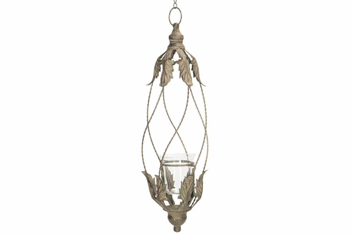 Lyhty riippuva Safira metalli vihreä