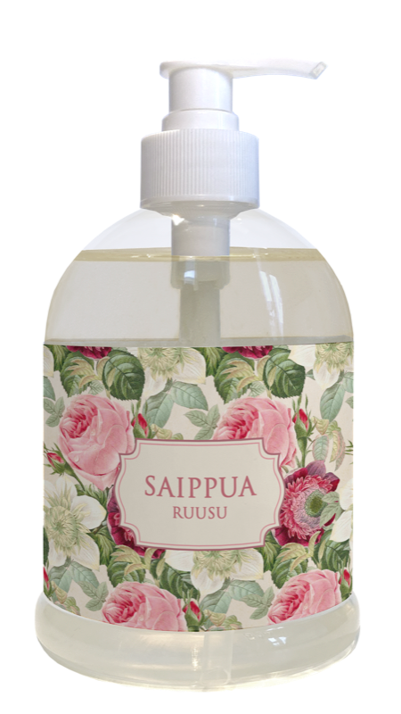 Nestesaippua Ruusut 500ml Sköna Ting