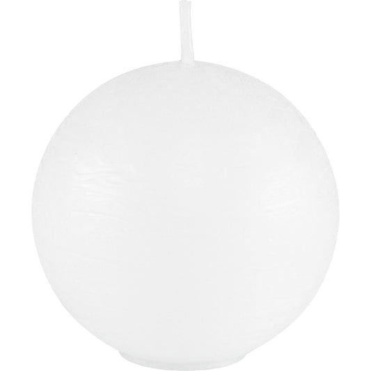 Pallokynttilä Valkoinen 6 cm