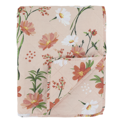 Chic Antique Aix Peitto kukkia roosa 130x180cm