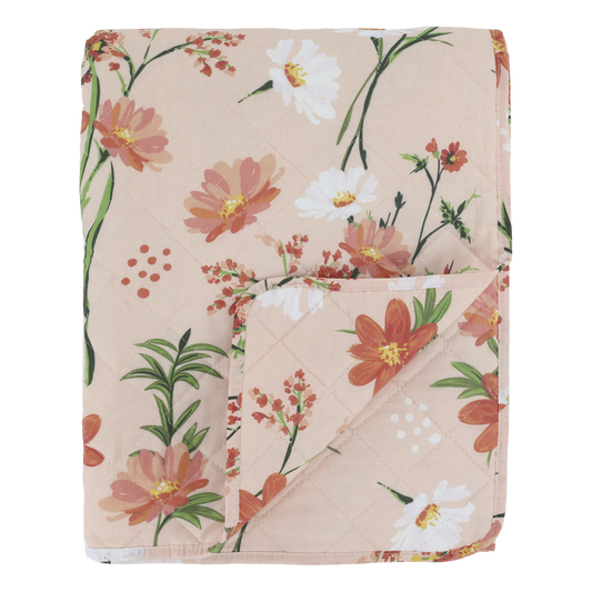 Chic Antique Aix Peitto kukkia roosa 130x180cm