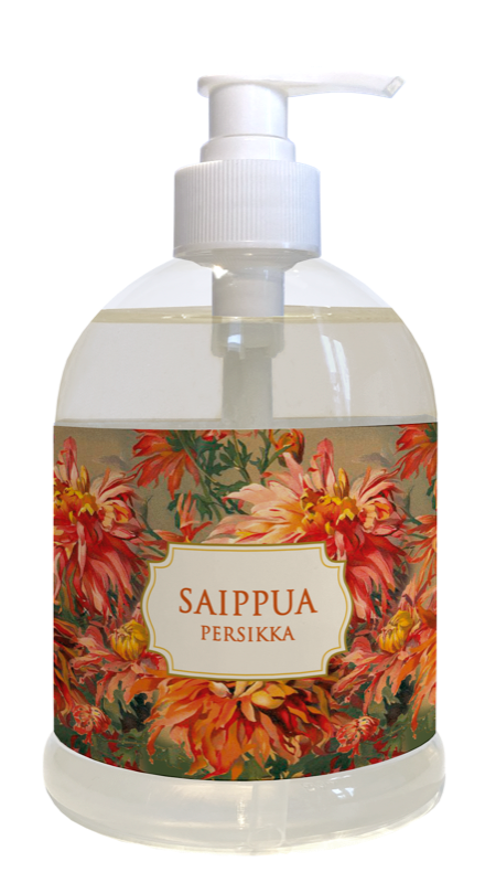 Nestesaippua Sköna Ting Persikka 500ml